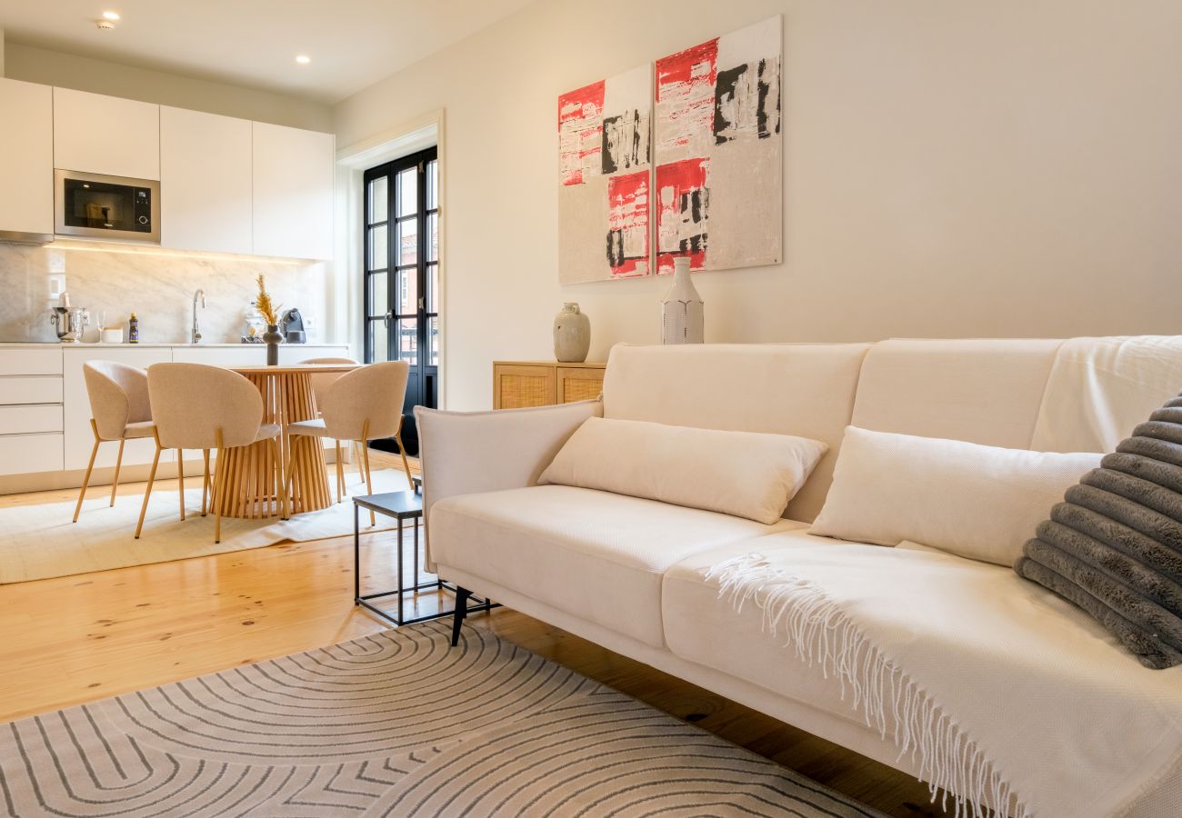 Apartamento em Porto - Art Deco 22 Luxury 2BR Apartment Downtown Metro AC